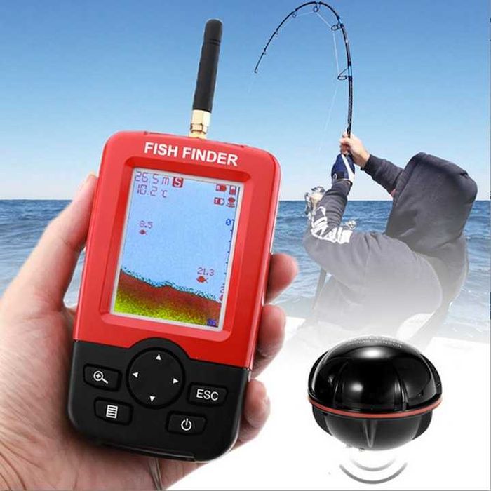 Сонар Fish finder Z70 (стойка за лодка + усилваща обхвата антена )