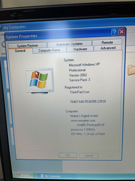 IBM ThinkPad R50e- уникален ретро лаптоп като нов