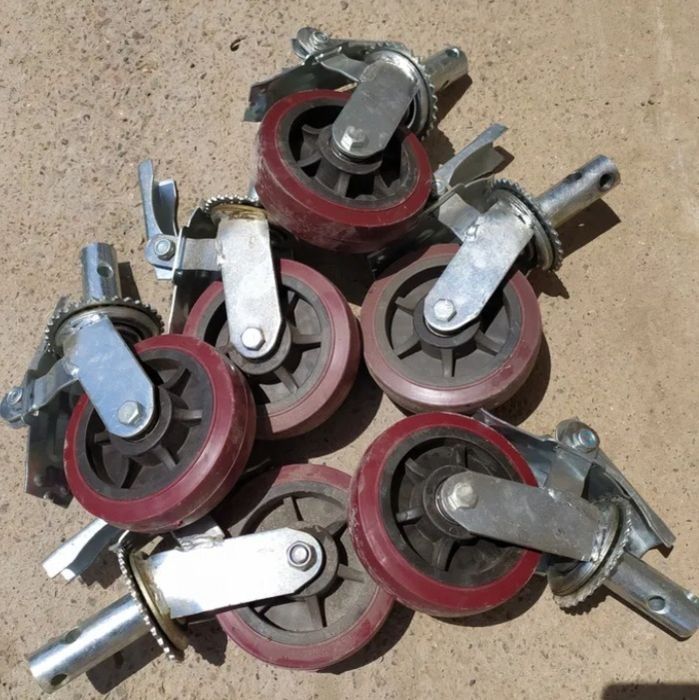 комплект калес с тормозом для лесов колесо для леса / lesa kaleso