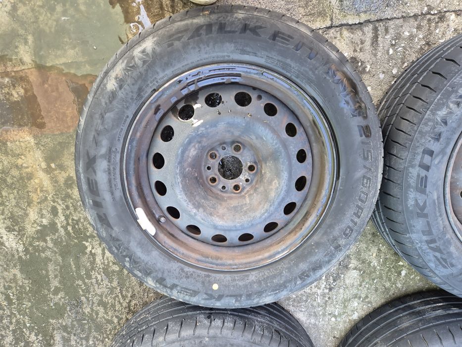 4бр стоманени джанти за Пежо 807/ 2007г/ 6.5ж Х16/ ет 30/ 5Х 98/