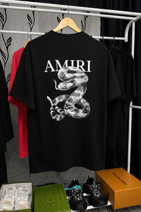 Tricou Amiri Snake negru mărimea M nou cu etichetă