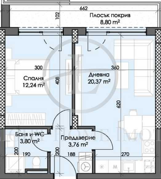 Продава се Двустаен апартамент в Пловдив, Тракия - 64 кв.м за 1096 €/кв.м - Снимка #3