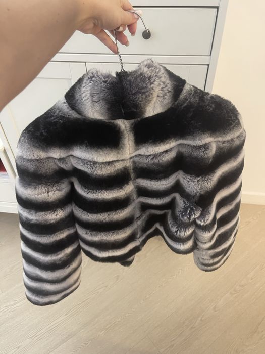 Blana chinchila rex naturala