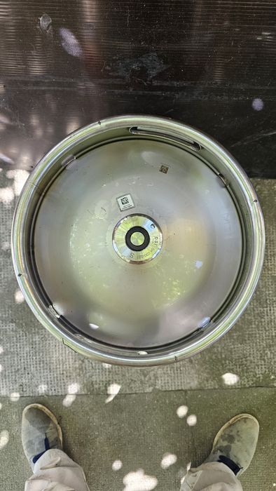 Butoi Inox 50 L cu filet, in stare foarte buna