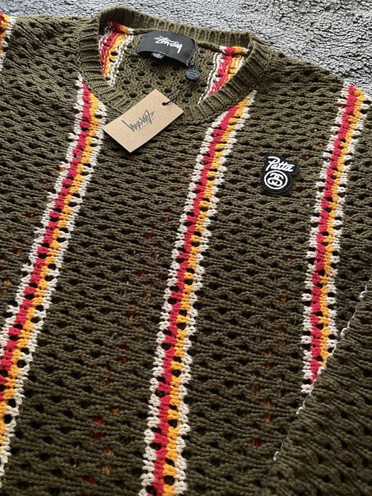 Hanorac tricotat stussy patta