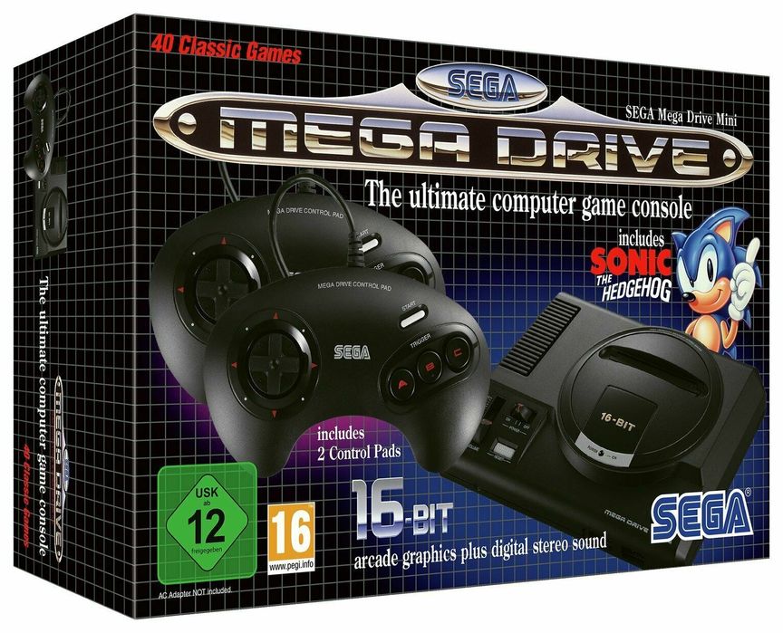 SEGA Mega Drive 40 jocuri incluse