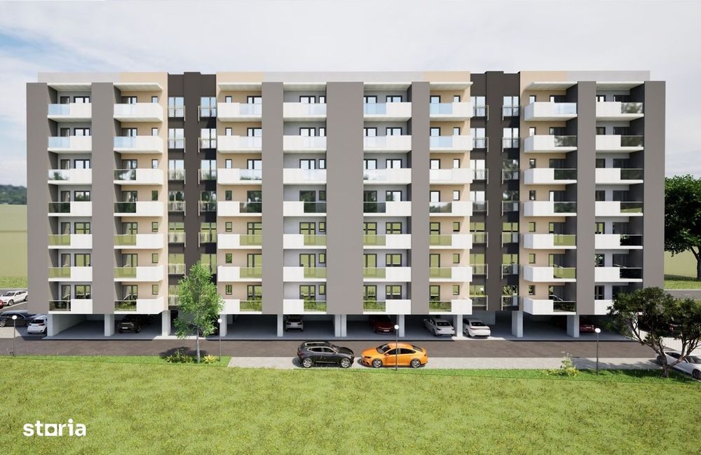 Studio NOU 40mp  | De la 88.000€ | Parcare inclusă | Doamna Stanca