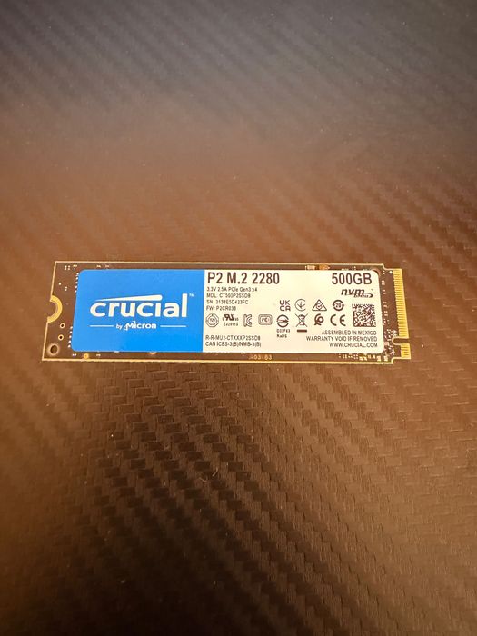 SSD 500GB M2 Crucial 2280