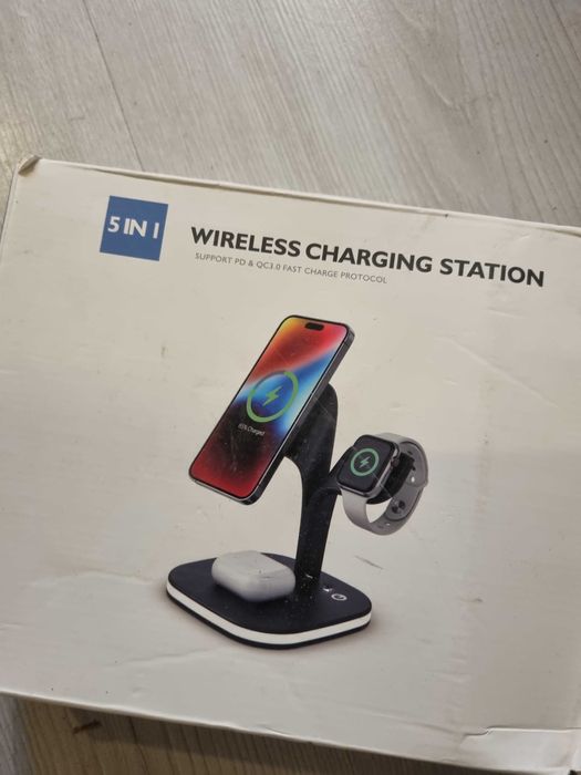 Incarcator Wireless 5 in 1 Fast charge Samsung Iphone Apple PD & QC3.0