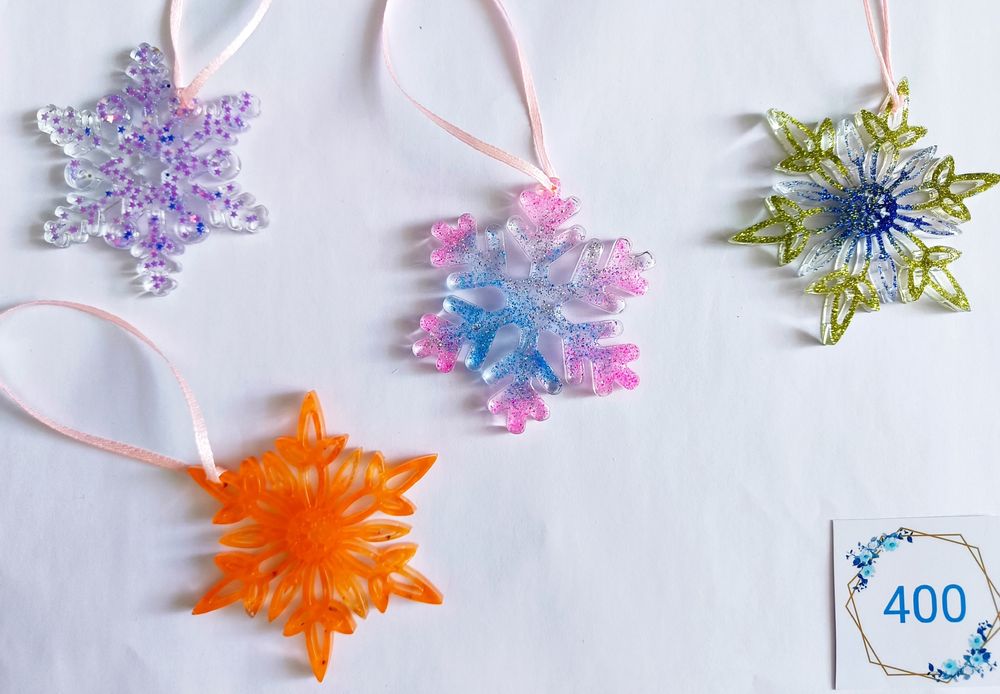 Брелки, серьги, кулоны из эпоксидной смолы