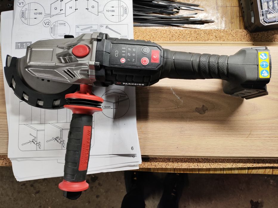 Parkside Performance 20V безчетков ъглошлайф