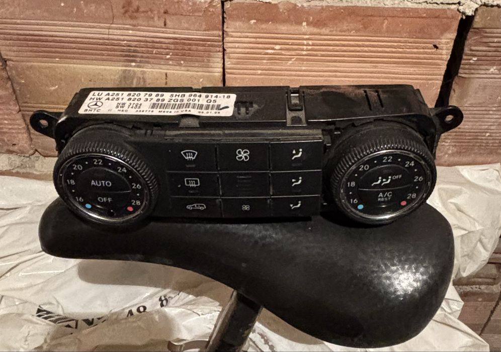 Управление климатроник W164