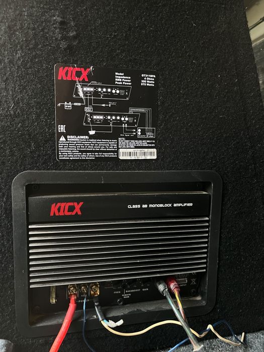 Калонка KICX буфер