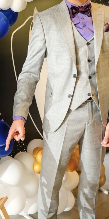 Мъжки костюм за абитуриентски бал с обувки