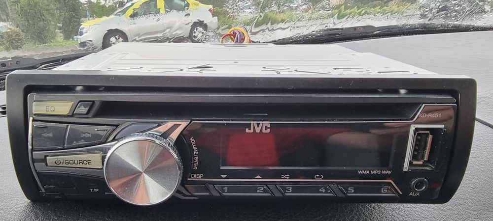 CD player JVC mp3 stic auxiliar