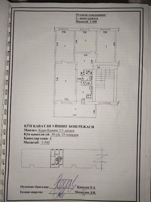 Srochna Qoraqamishda 4 xona arzonga