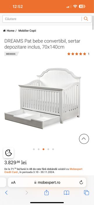 Patut mob expert + saltea( facuta la comanda)