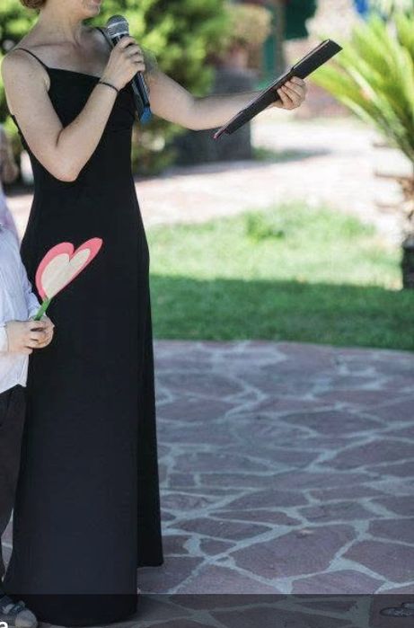 Елегантна, официална, дамска рокля, размер S