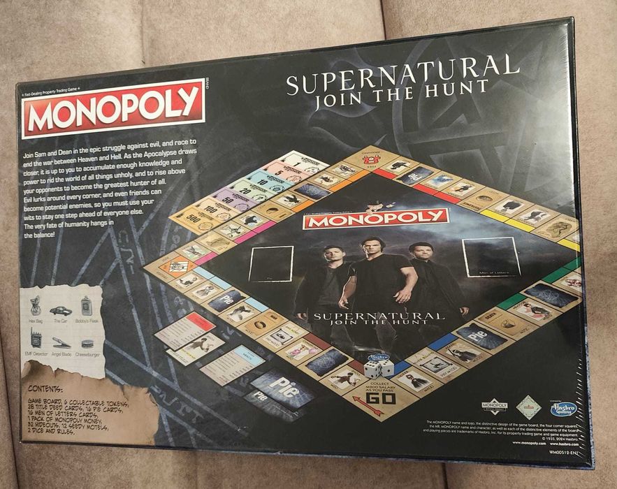 Joc de societate - Boardgame Monopoly - Supernatural Join the Hunt