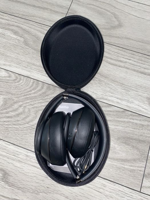 Casti Audio Over-Ear Hama 2 in 1 Passion Turn, Functie Boxa, EQ, Bluetooth, Negre