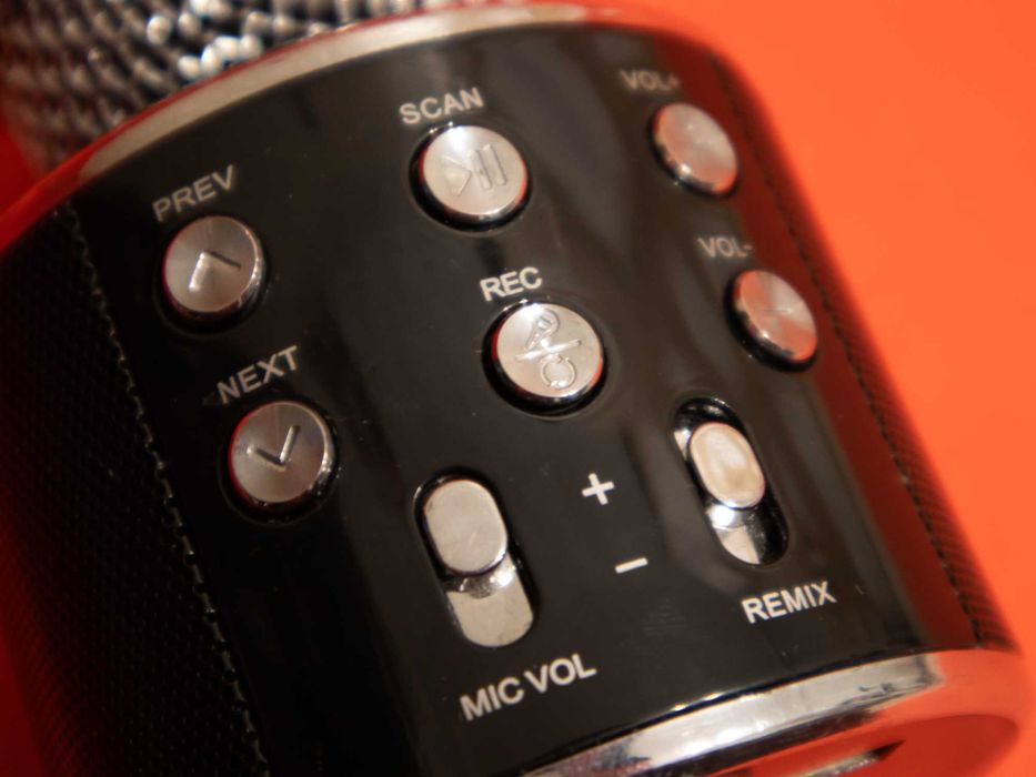 WSTER WS-858 безжичен караоке микрофон Bluetooth 5-в-1 All in One