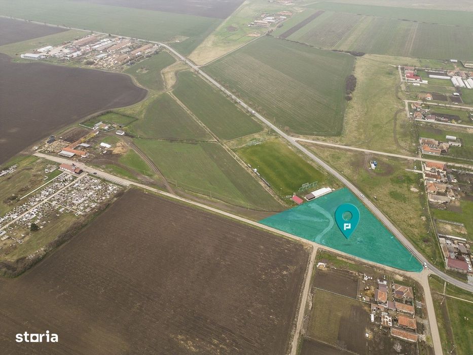 Teren construibil de investiţii în Caporal Alexa