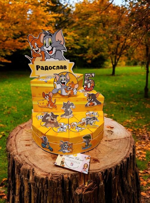 Картонена торта  за детски празник