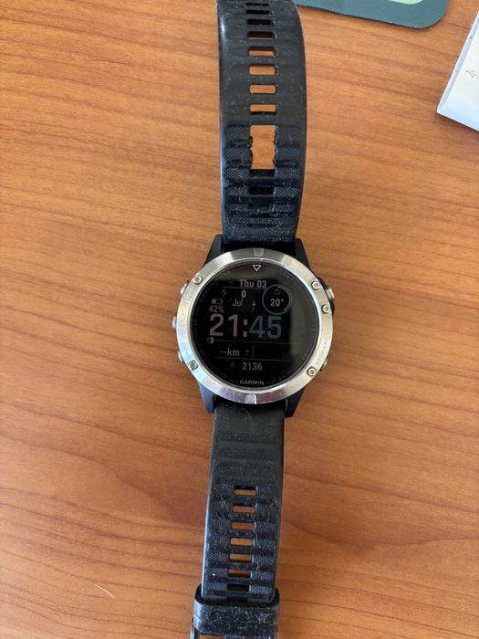 Ceas Garmin Fenix 5 Silver
