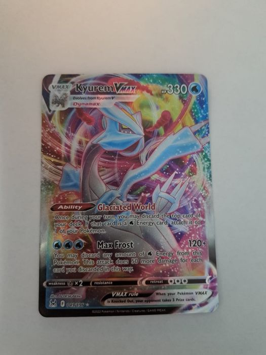 Pokemon card KYUREM Vmax