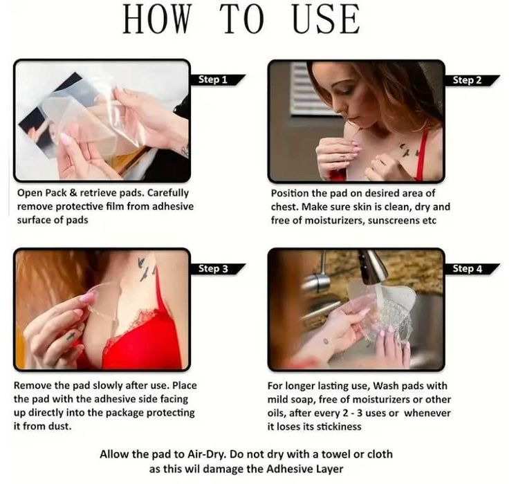 Пач с хиалуронова киселина против бръчки за деколте