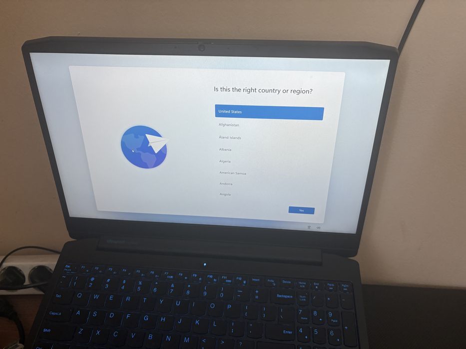 Laptop lenovo ideapad 3 gaming