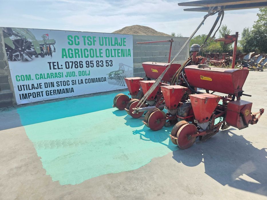 Semănătoare de porumb cu fertilizare 4 rânduri Becker