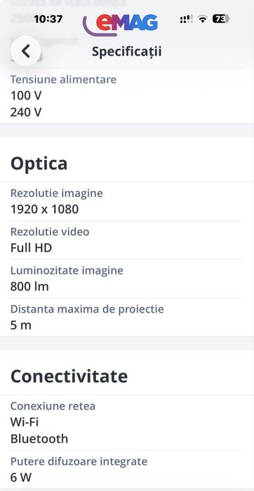 Videoproiector Smart Xgimi Elfin Stand Sigilat