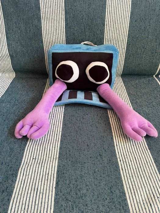 Jucărie de pluș Purple, Rainbow Friends, mov, 30 cm