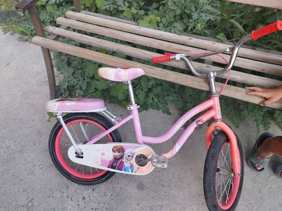 Велосипед детский для девочек 15тый с сидением