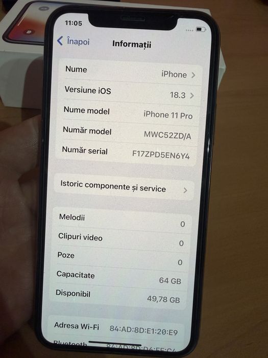 Iphone 11 pro 64 gb neverlocked
