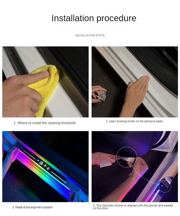 Ленти Протектор за Праг LED- VIP- (WELCOME) №3715- 2бр. к-т Нов персон