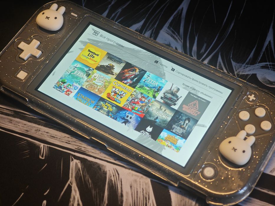 Nintendo Switch lite прошитый серый
