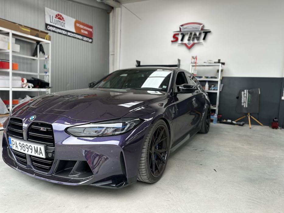 Затъмняване на автостъкла , полиране на фарове , външно облепяне