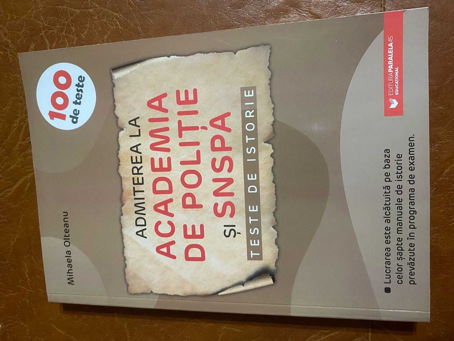 Culegeri academie si scoli de politie