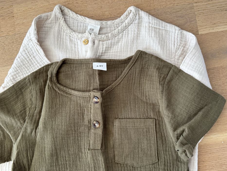 Tricou, bluza sinpantaloni muselina masura 4-5 ani