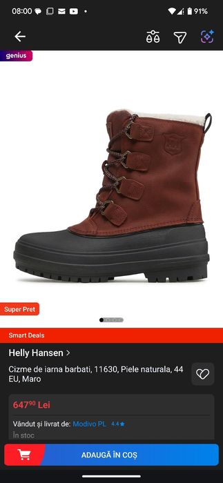 Vând bocanci Helly Hansen Varanger