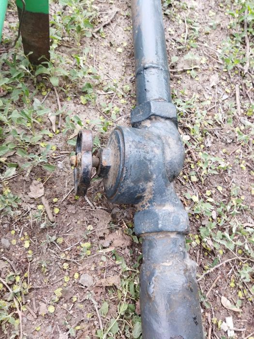 Кран центральный для полива d50 на дачу