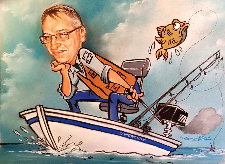 Ръчно рисувани карикатури по снимка