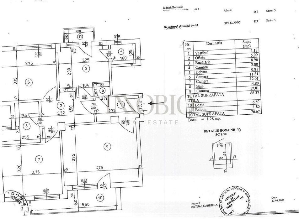 Apartament de vânzare 3 Camere | Universitate KM 0