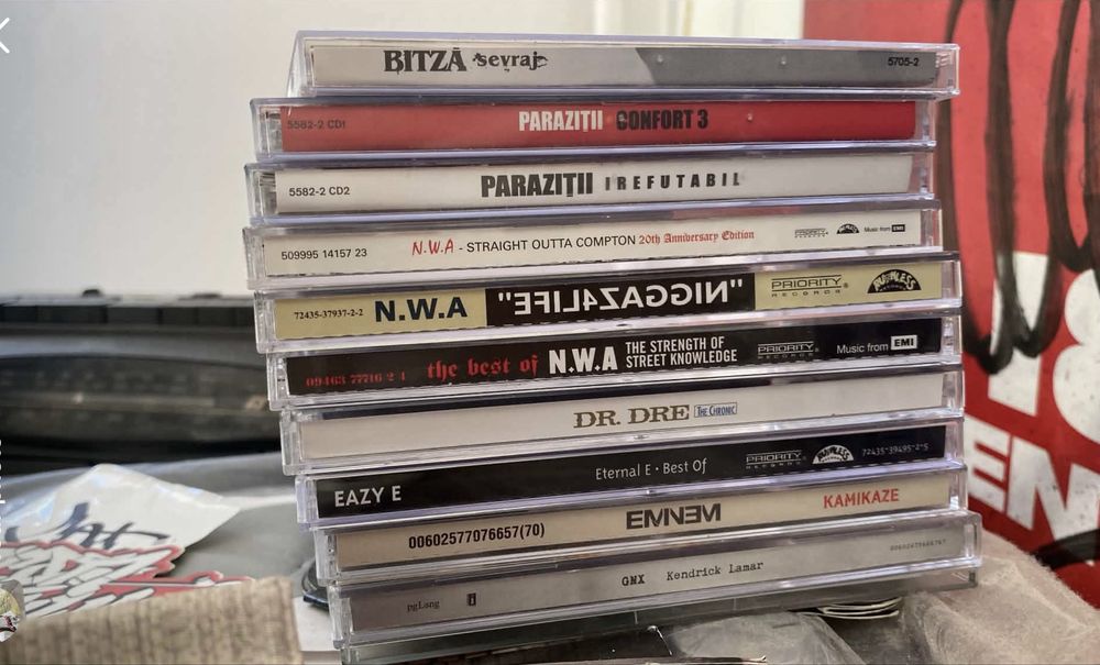 Colecție CD-uri rap