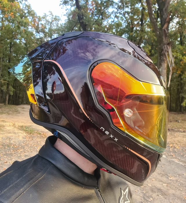 Casca Nexx x.r3r carbon HagibisRed marimea L