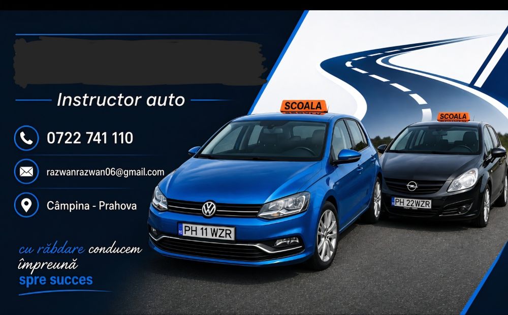 Instructor auto Scoala de șoferi Câmpina Prahova