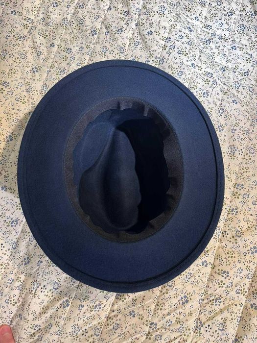 Pălărie Fedora Bleumarin 100% Lana – Stil Elegant Clasic