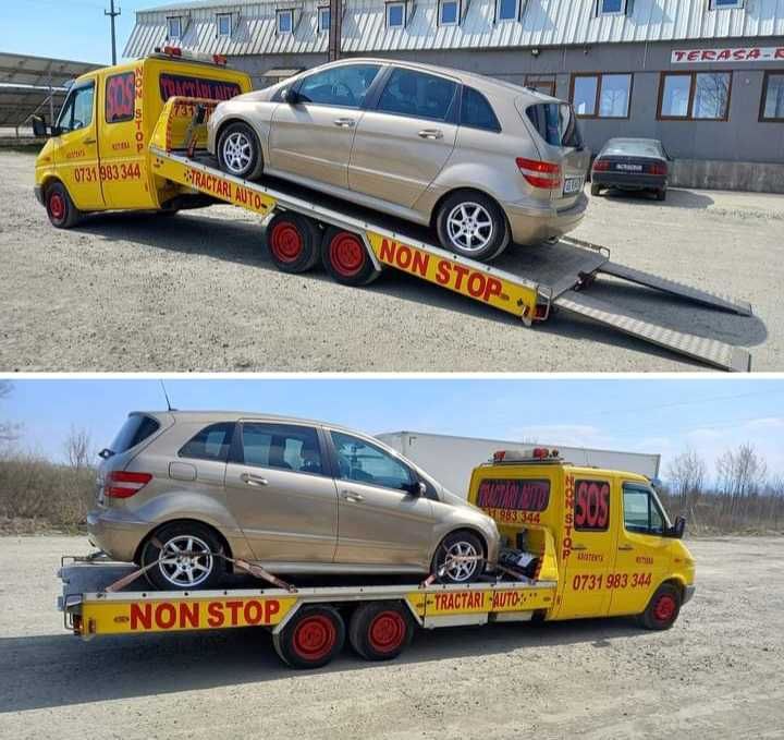 Tractari Auto Platforma 6 locuri Non Stop Indiferent de Locație